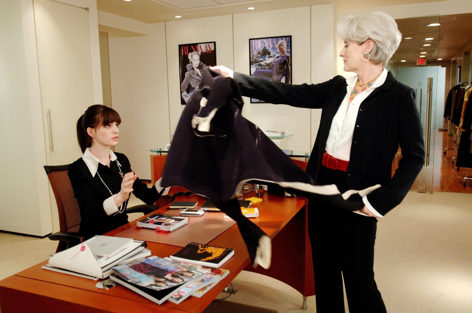 PHOTO: Meryl Streep and Anne Hathaway appear in a scene from "The Devil Wears Prada."