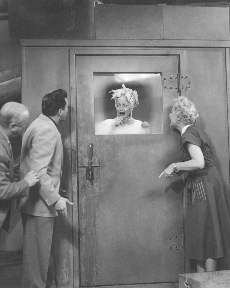 PHOTO: William Frawley, Desi Arnaz, Lucille Ball and Vivian Vance in an episode of "I Love Lucy." 