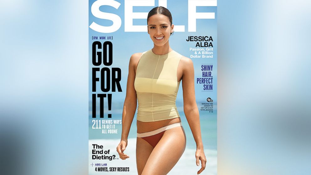 PHOTO: In an undated photo, Jessica Alba on the cover of the October 2015 issue of SELF Magazine.