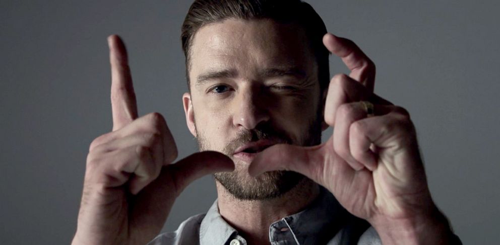 Justin Timberlake Projects His Face On Tits for Tunnel 