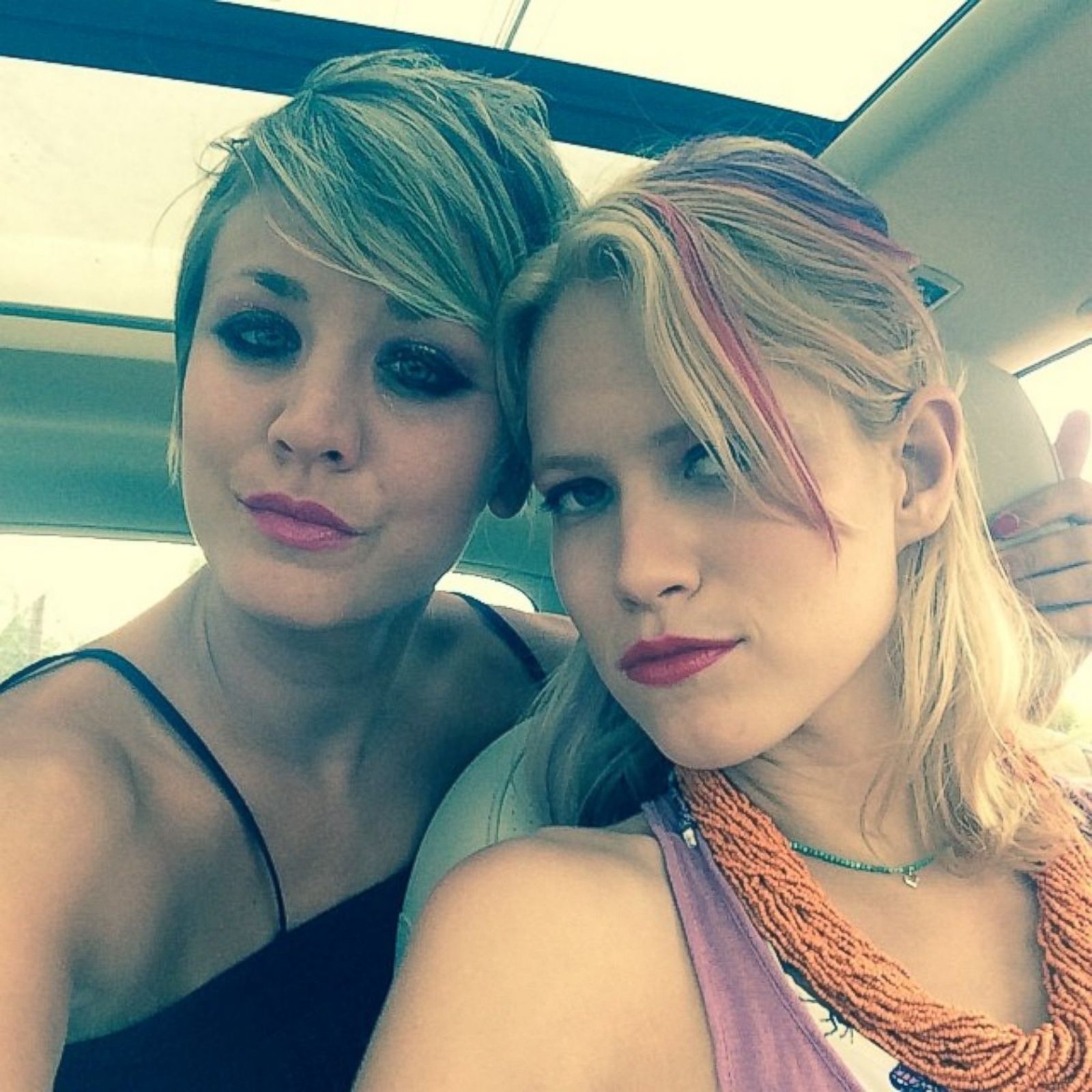 Kaley Cuoco Snaps a Selfie with Cody Horn Picture | Celebrities on