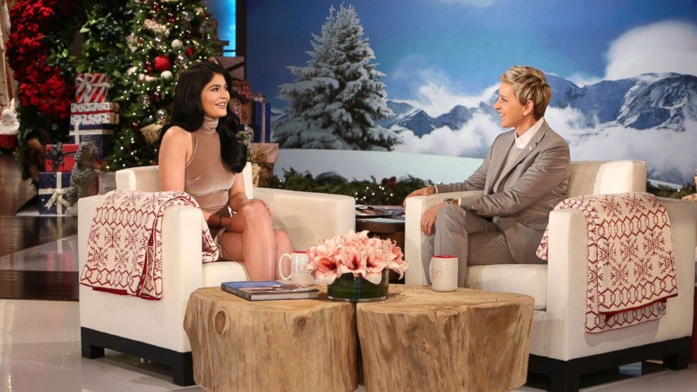  Kylie Jenner appears  on "The Ellen DeGeneres Show," Nov. 30, 2015.