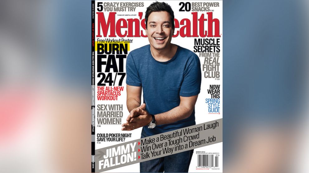 Jimmy Fallon appears on the March 2014 cover of Men's Health.
