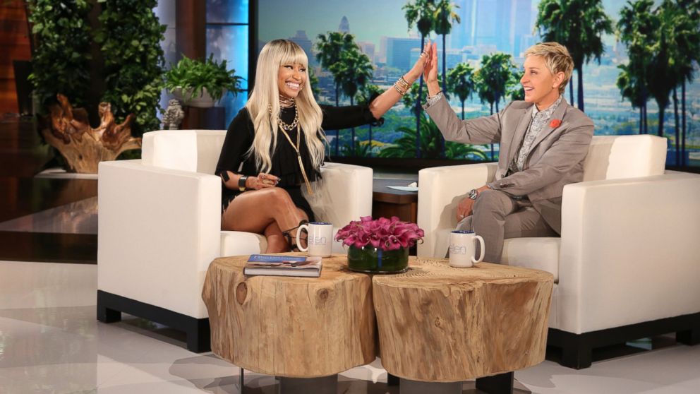 Nicki Minaj appears on the "The Ellen DeGeneres Show," April 7, 2016.