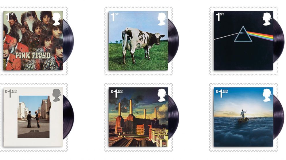 Royal Mail, Britain's postal agency, is releasing a set of stamps honoring British rock band Pink Floyd on July 7, 2016. 
