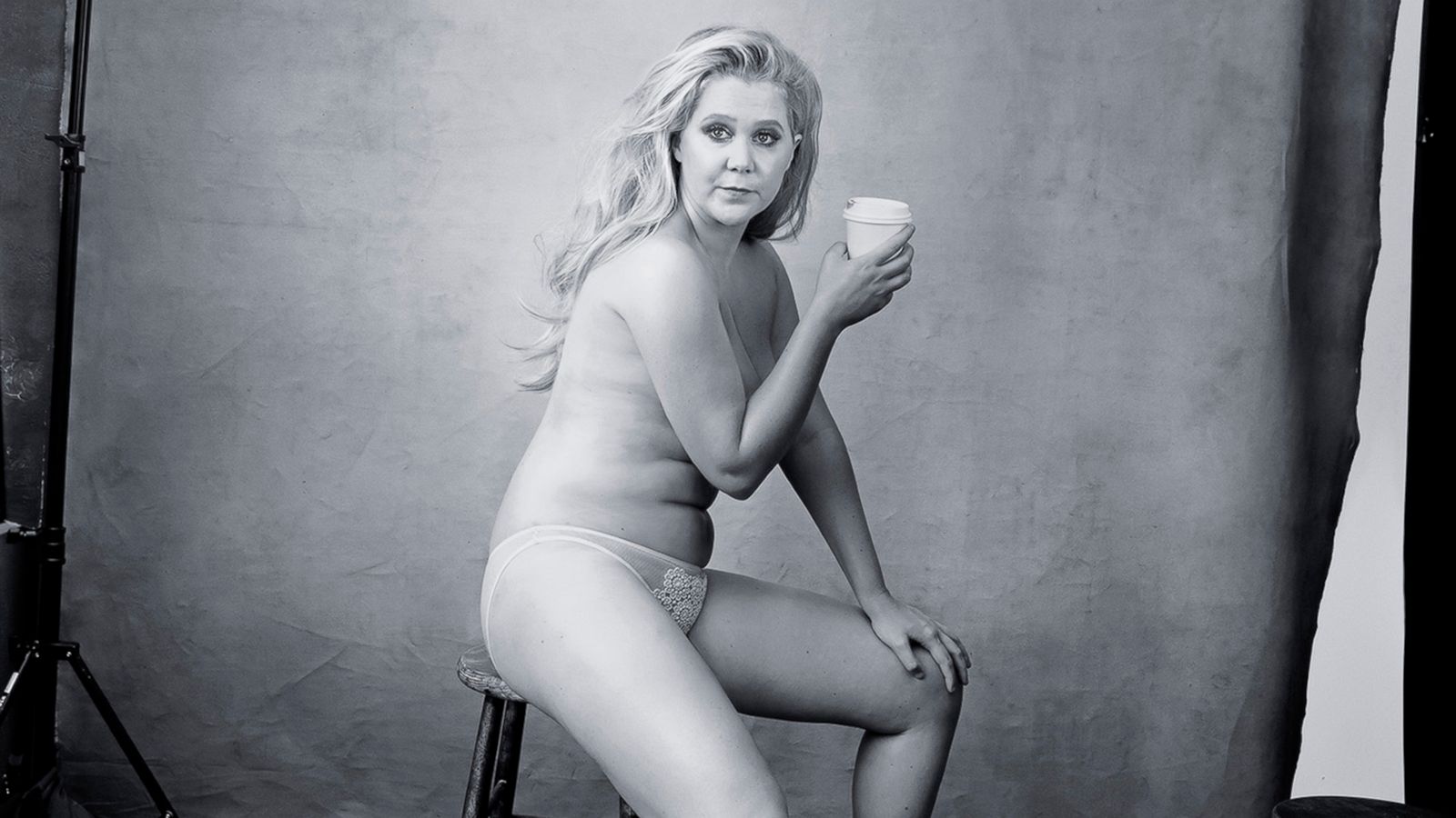 Amy Schumer Upskirt Porn - Amy Schumer Poses Semi-Nude, Talks Body Image For Pirelli Calendar Photo  Shoot - ABC News