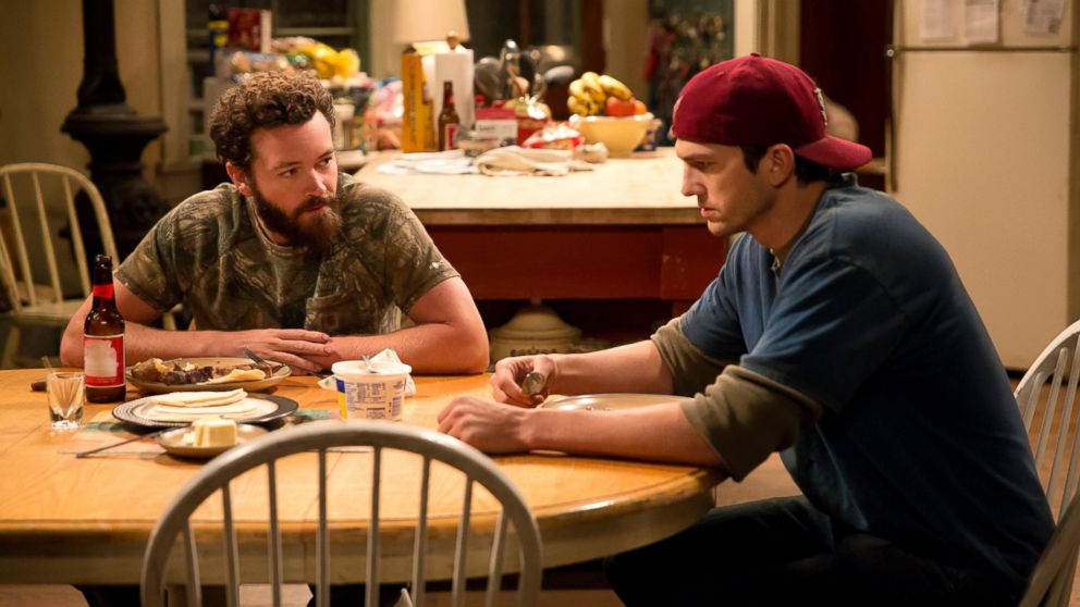 PHOTO: Danny Masterson and Ashton Kutcher in a scene from "The Ranch."