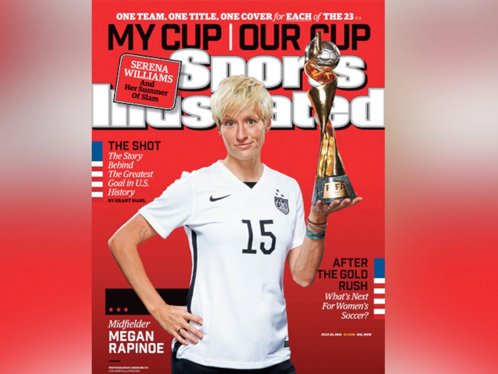 PHOTO: The upcoming issue of Sports Illustrated magazine will feature 24 covers for the women of the U.S. Women's national soccer team, the magazine announced on Monday, July 13, 2015.