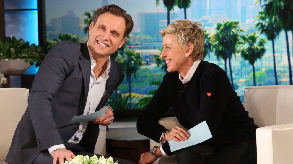 Tony Goldwyn star of "Scandal" makes an appearance on "The Ellen DeGeneres Show," Dec. 1, 2014.