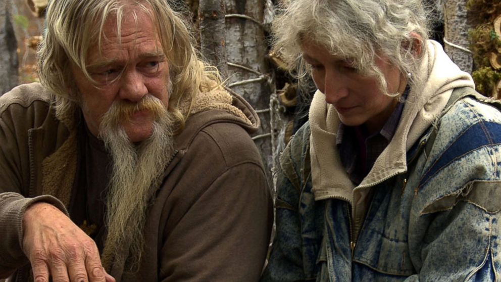 Billy and Ami are pictured in a scene from "Alaskan Bush People." 