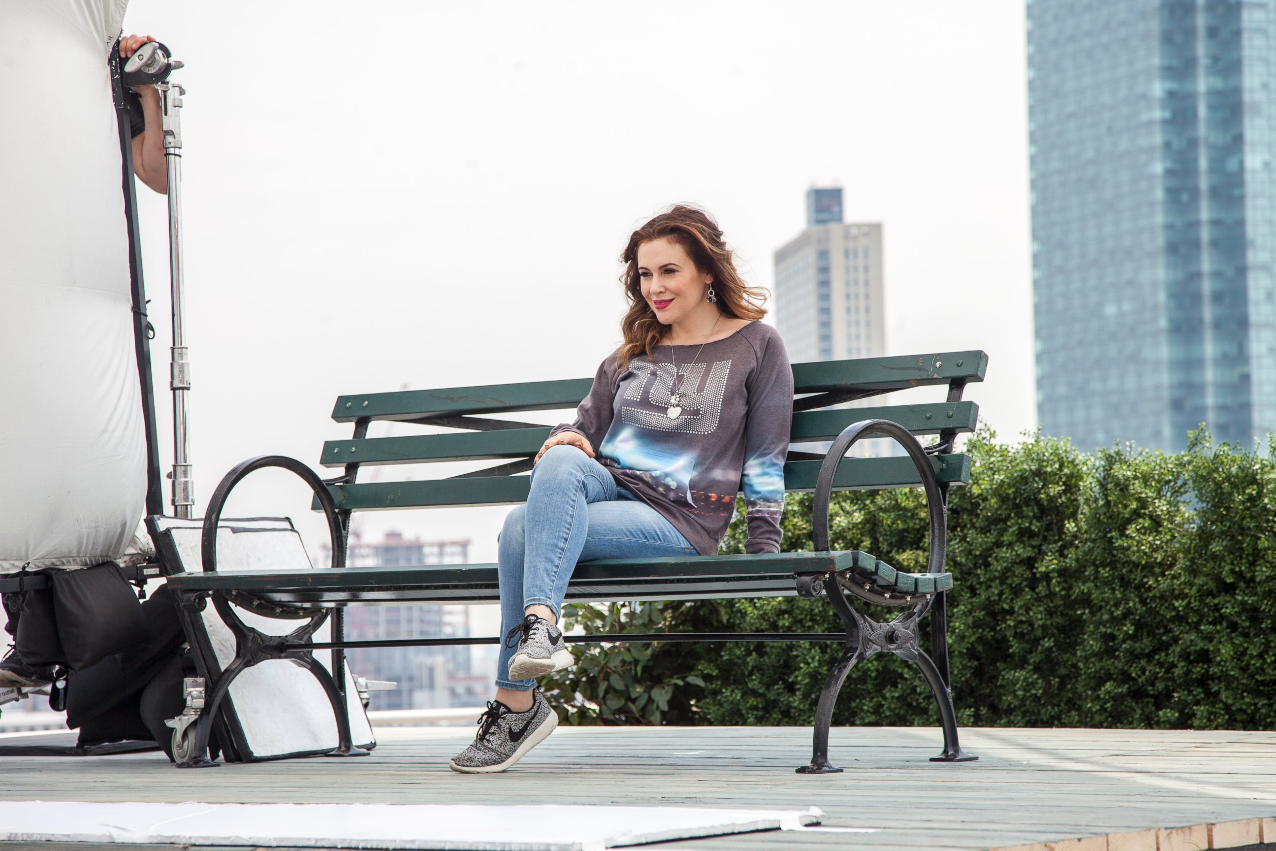 PHOTO: Alyssa Milano appears in a new campaign for the NFL.