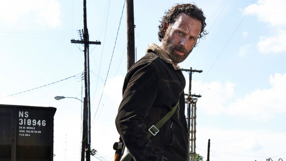  Andrew Lincoln as Rick Grimes on season 5 of "The Walking Dead."