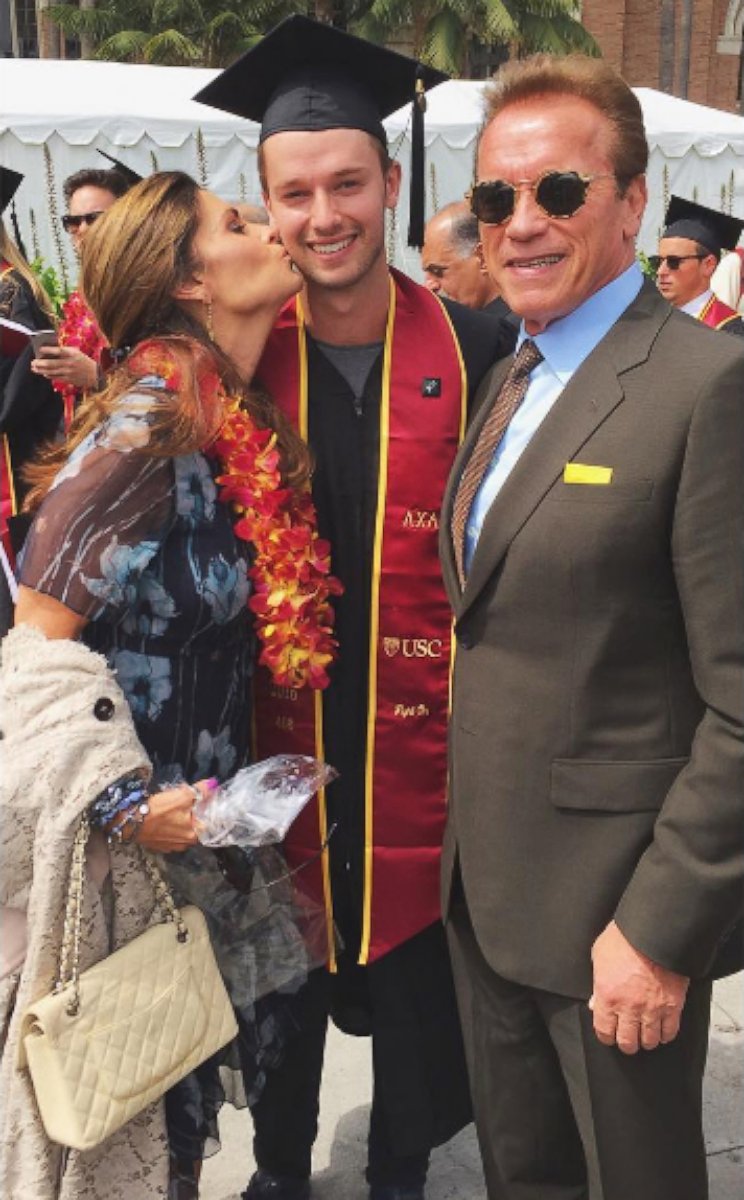 PHOTO: Katherine Schwarzenegger posted this photo to her Instagram account, May 14, 2016. Arnold Schwarzenegger and ex-wife Maria Shriver reunite for son Patrick's graduation from University of Southern California, May 14, 2016.
