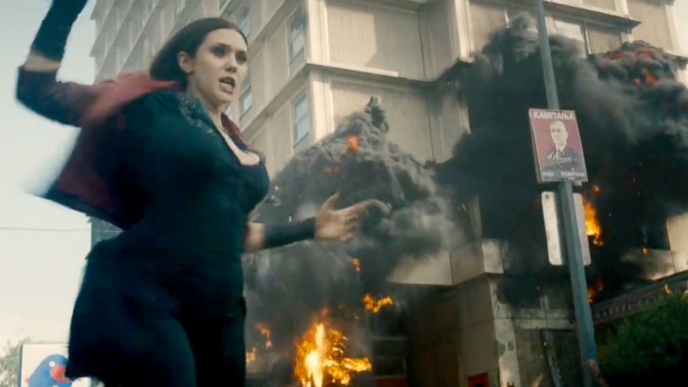 PHOTO: Elizabeth Olsen as Scarlet Witch in a scene from "Avengers: Age of Ultron."