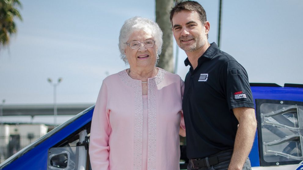 Wish of a Lifetime, a nonprofit that grants wishes to senior citizens, granted Barbara Yocum's wish to meet NASCAR star Jeff Gordon and attend one of his races. 