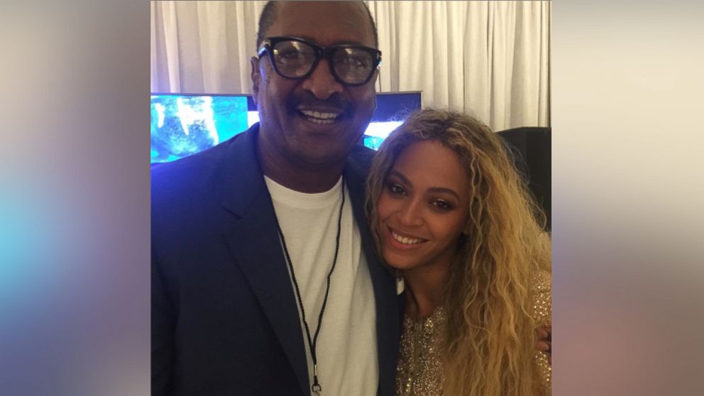 Mathew Knowles and his daughter, pop star Beyonce, pose for a photo taken May 7, 2016. 


