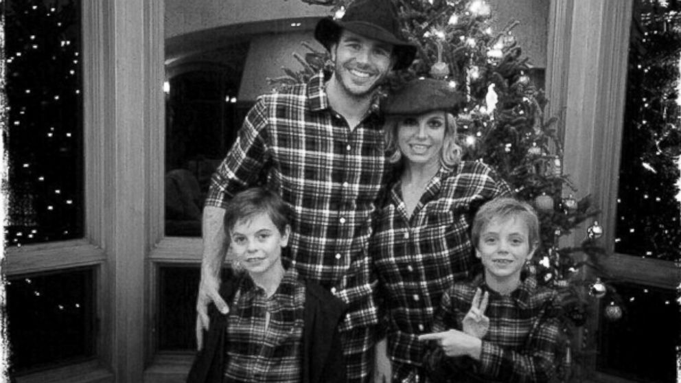 Britney Spears posted this photo of herself and her family to Instagram, Dec. 25, 2014, with the caption: "Wishing everyone a happy and healthy Christmas!"
