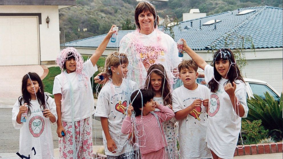 PHOTO: Bruce Jenner is shown here with seven of his 10 children in this undated family photo.