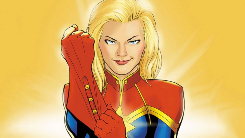 PHOTO: The current Captain Marvel, Carol Danvers, is the first female character to embody the Captain Marvel role.