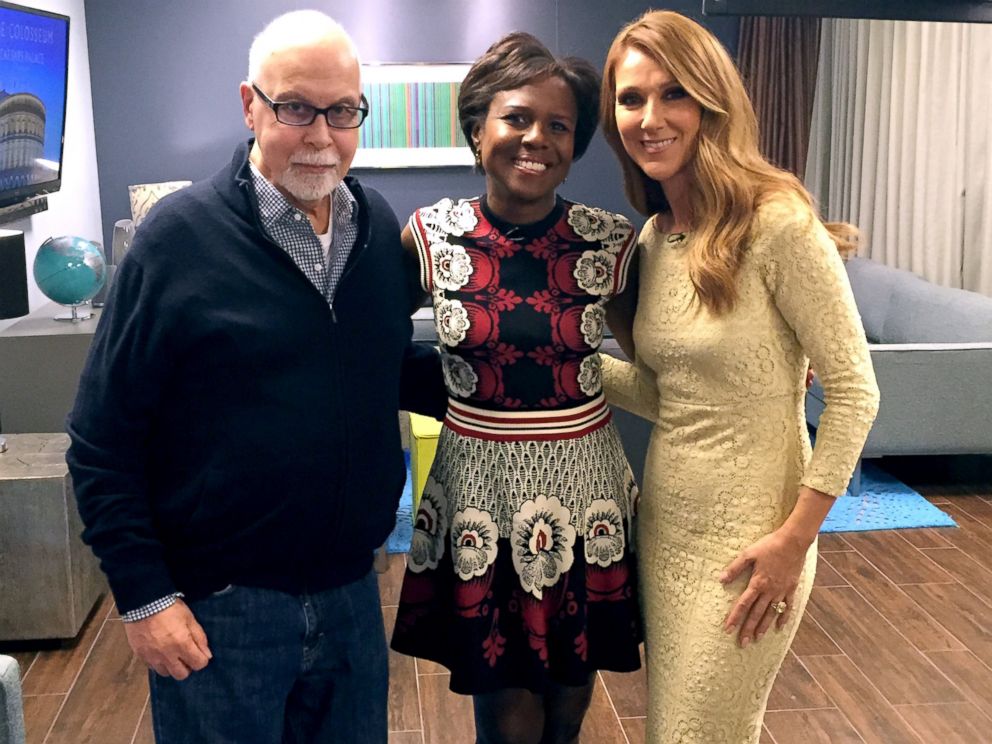 PHOTO: Deborah Roberts sits down with Celine Dion and Rene Angelil.