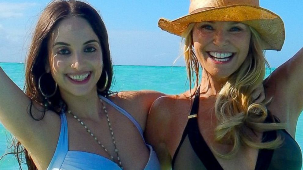 Christie Brinkley shared this image with her daughter while on vacation to her Instagram account, Dec. 30, 2014.