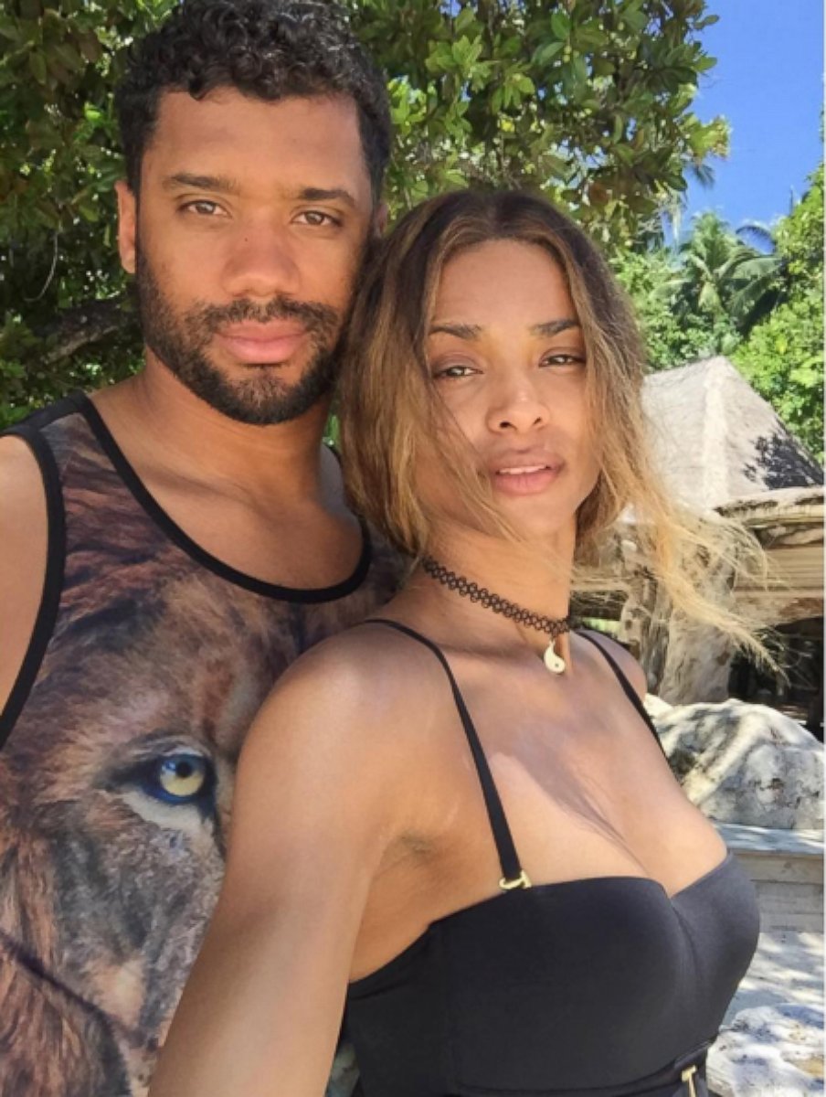 PHOTO: Ciara posted this photo of herself and Russell Wilson to her Instagram account on March 13, 2016