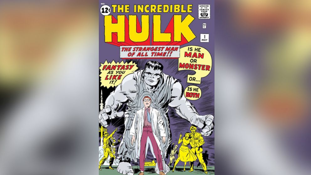 PHOTO: After getting blasted with gamma radiation, Dr. Bruce Banner first transformed in "The Incredible Hulk" in 1962.