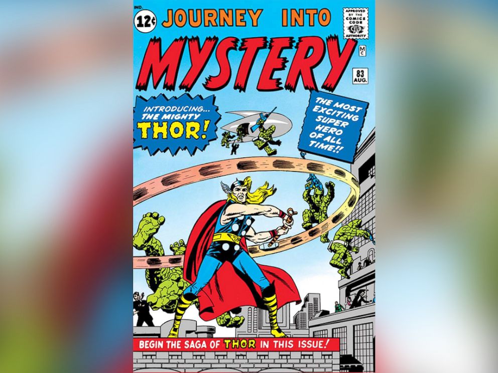 PHOTO: The Asgardian god of thunder, Thor swung his mighty hammer for Marvel comics in 1952 appearing in "Journey Into Mystery."