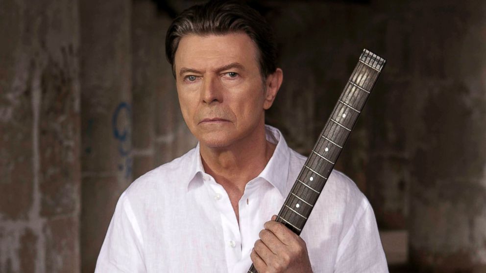 A promotional image for Davied Bowie's new album.