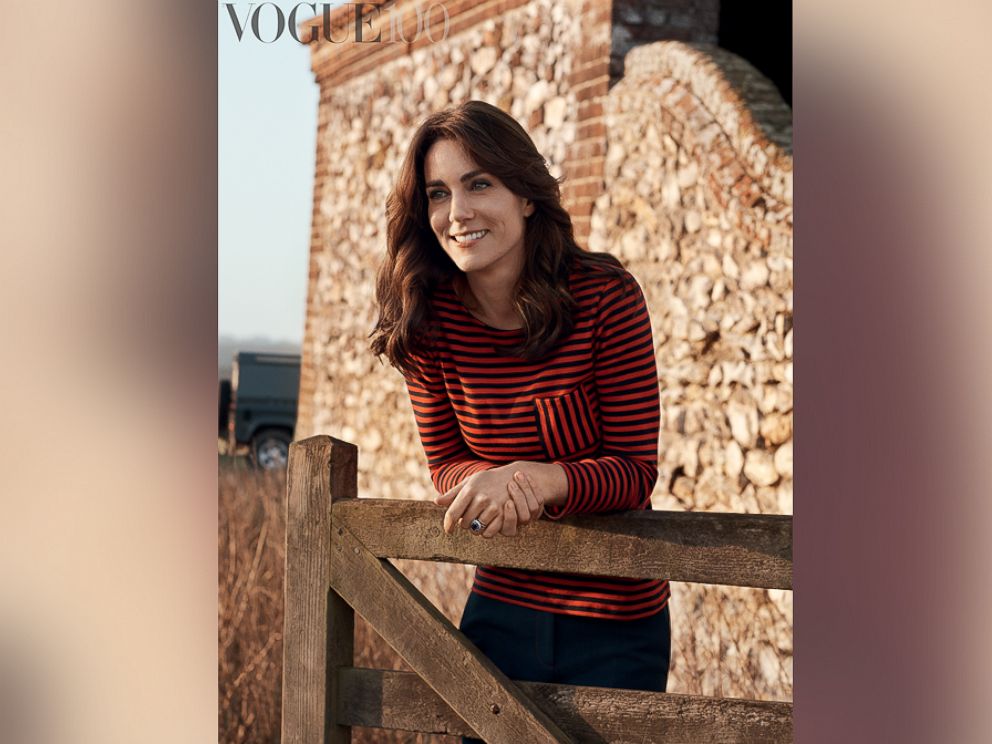 PHOTO: HRH The Duchess of Cambridge was photographed in January 2016 in Norfolk for the June 2016 centenary issue of British Vogue.