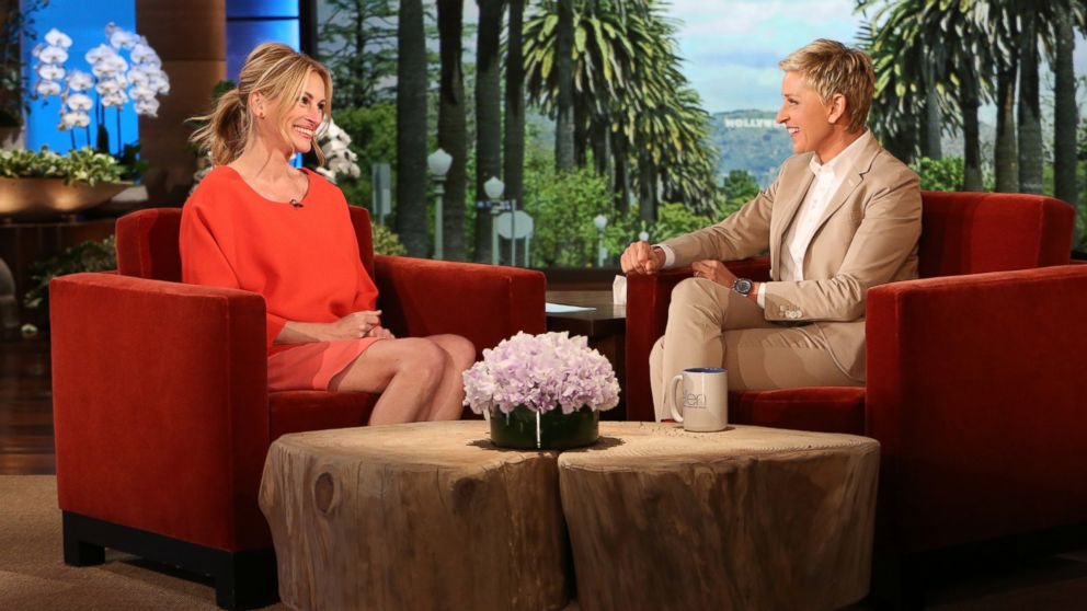 Julia Roberts makes an appearance on "The Ellen DeGeneres Show," May 7th, 2014. 