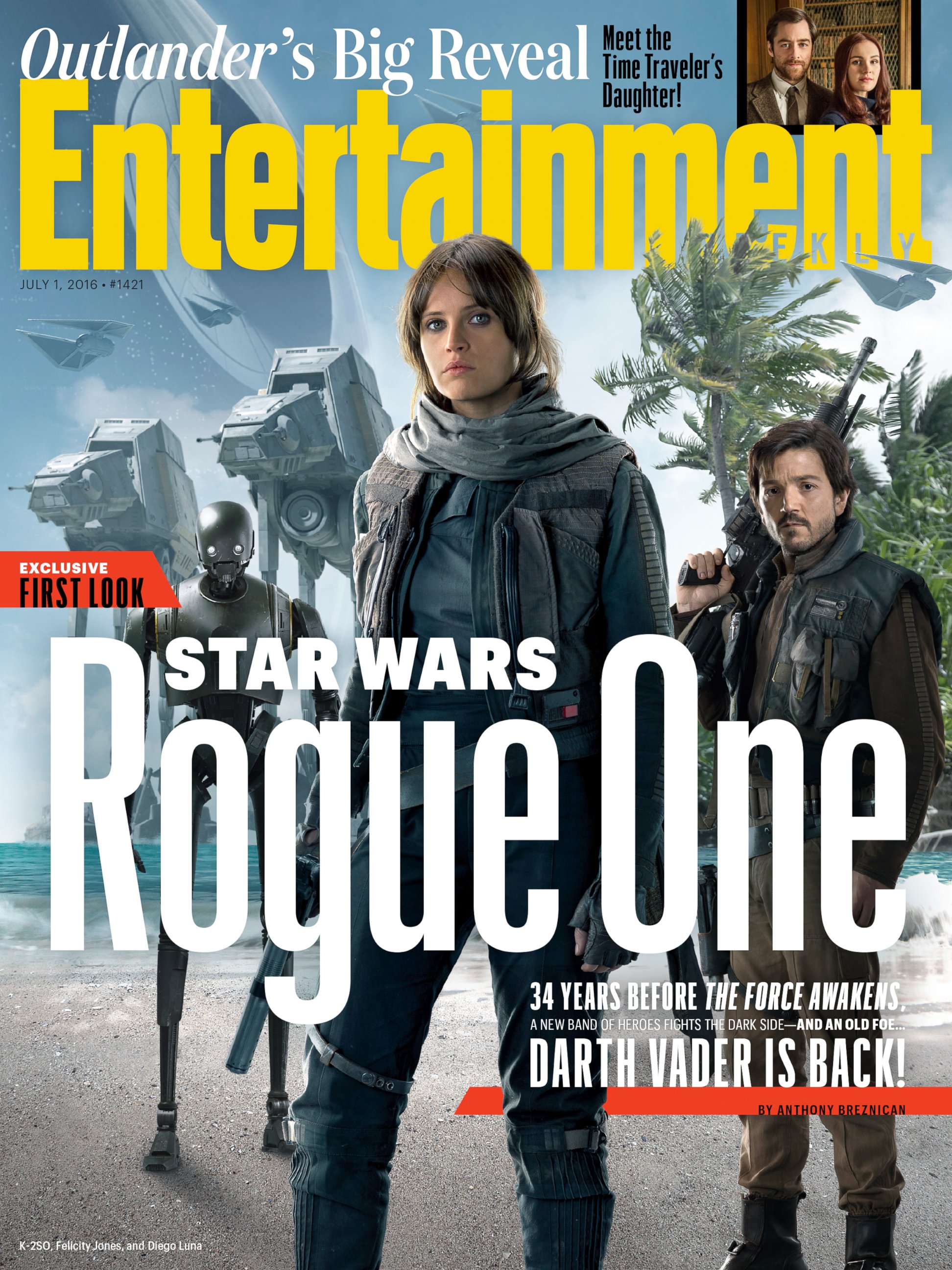 PHOTO: Entertainment Weekly magazine has an exclusive first look at "Rogue One: A Star Wars Story." The issue goes on sale nationwide Friday, June 24.