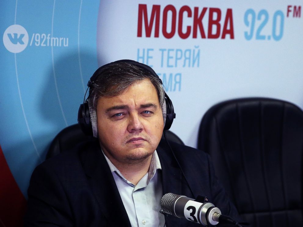 PHOTO: Roman Burtsev, a Russian doppelganger of American actor Leonardo DiCaprio, gives an interview, Jan. 21, 2016.