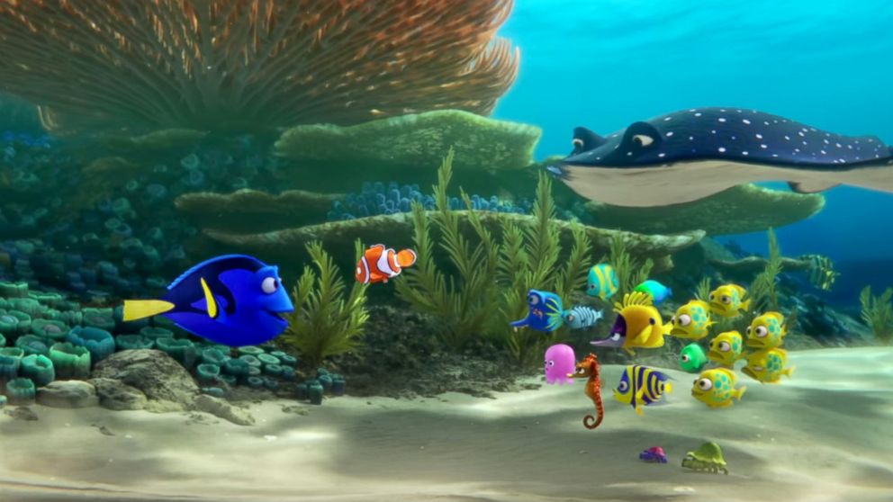 Scene from the new Disney Pixar movie "Finding Dory."