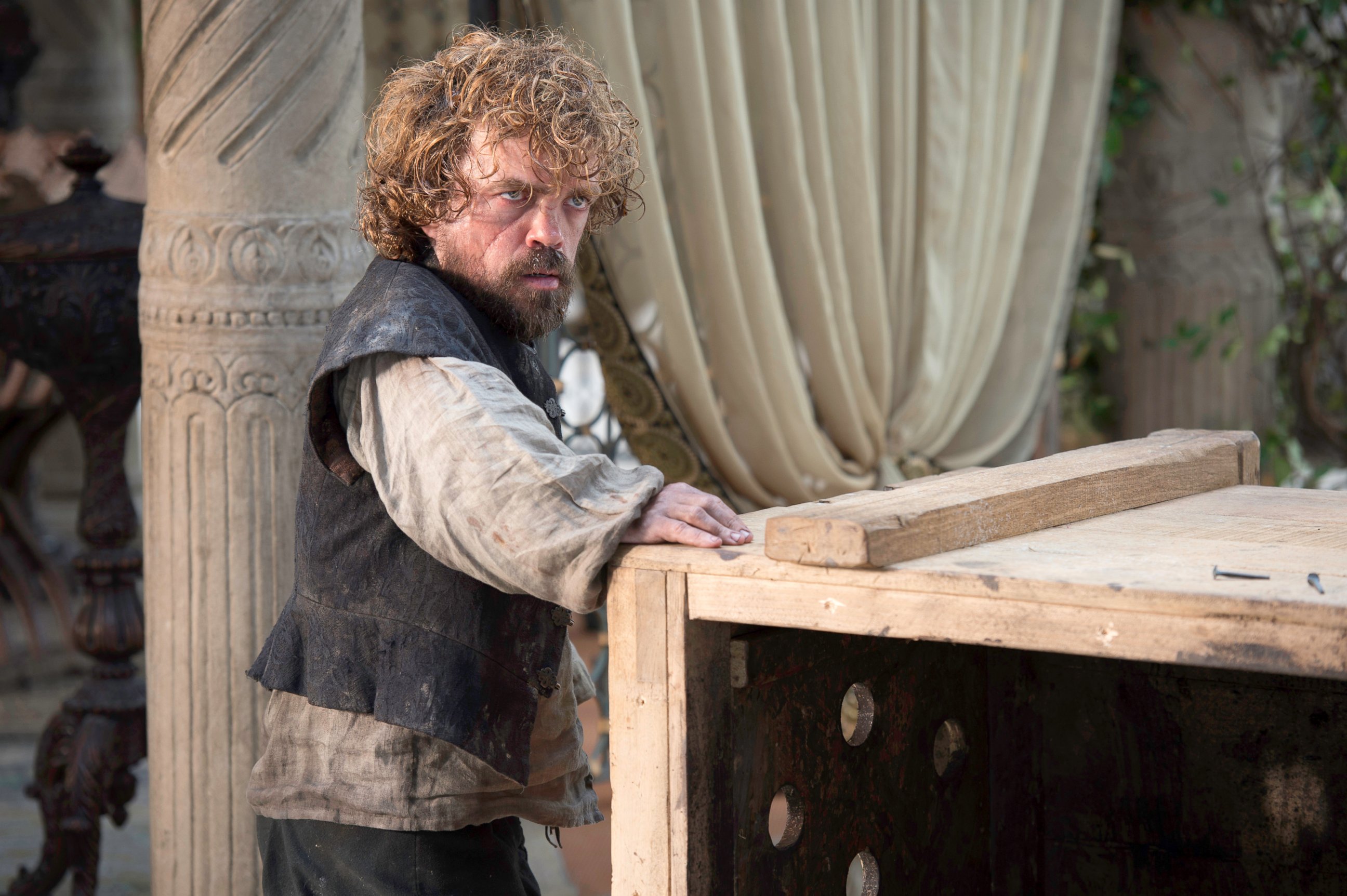 PHOTO: Peter Dinklage as Tyrion Lannister in a scene from season five of "Game of Thrones."