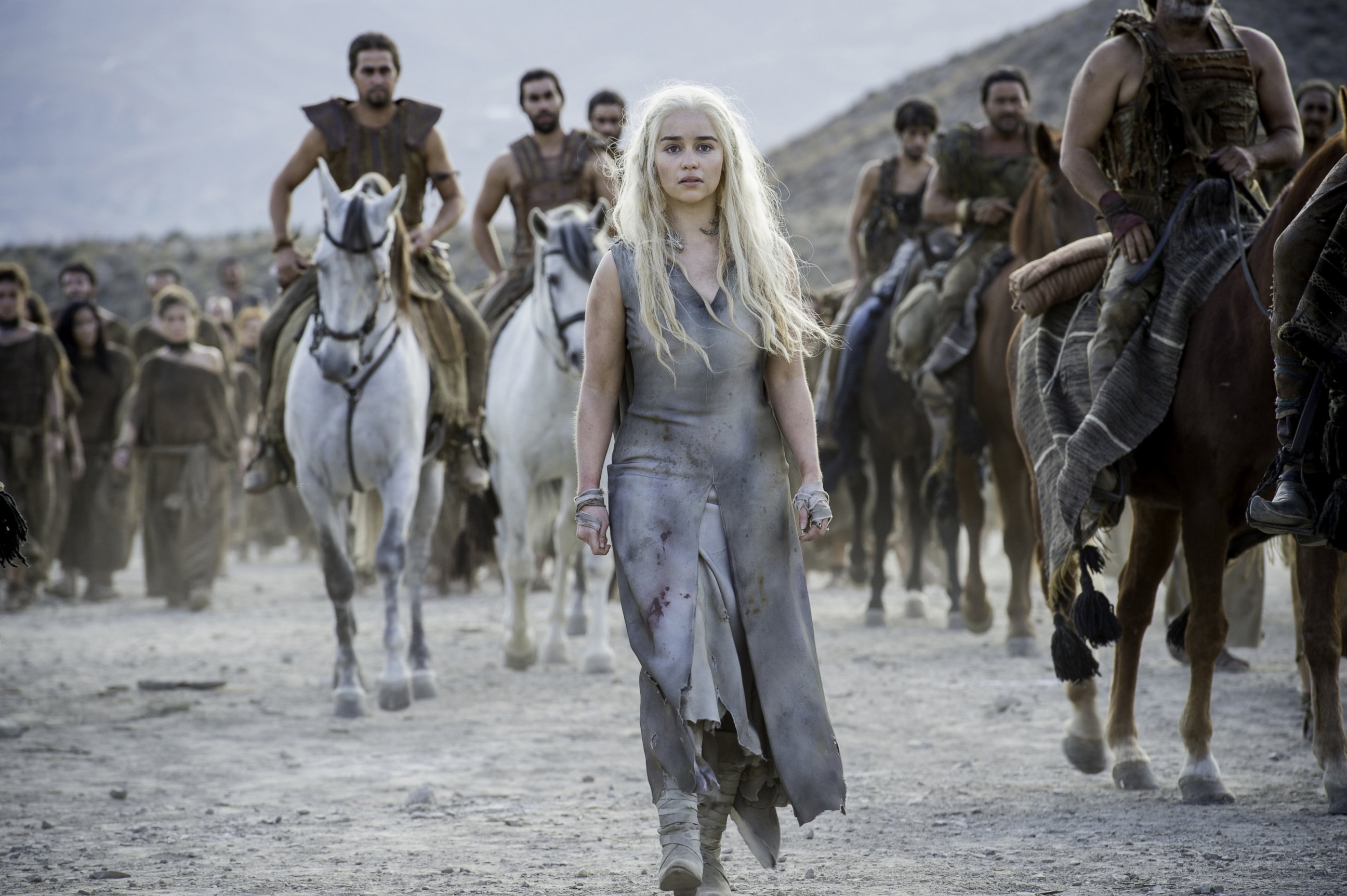 PHOTO: Emilia Clarke is seen here as Daenerys Targaryen in HBO's "Game of Thrones."