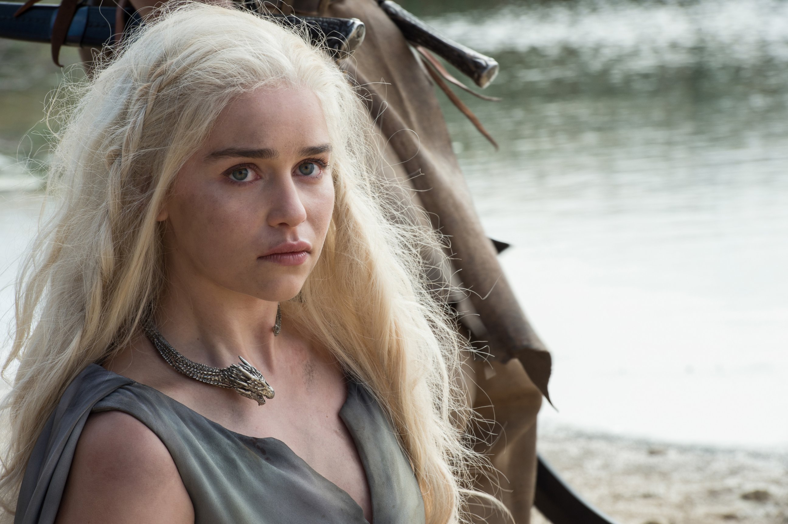 PHOTO:Emilia Clarke as Daenerys Targaryen in a scene from Season 6 of "Game of Thrones."  