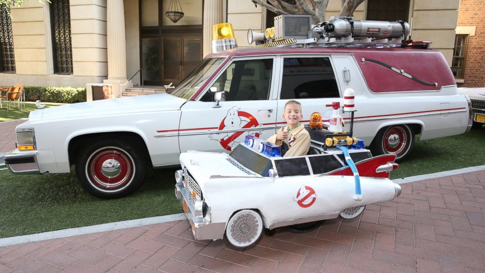 waitress prison Visible Boy With 'Ghostbusters' Ecto-1 Car Halloween Costume Visits Original Ecto-1  - ABC News