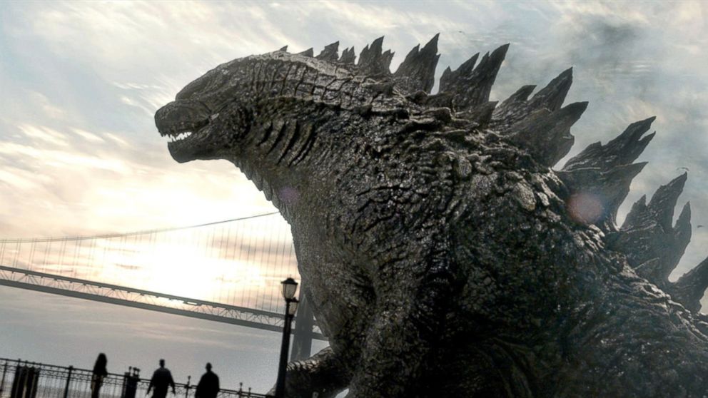 A scene from the  2014 movie "Godzilla" is seen here.