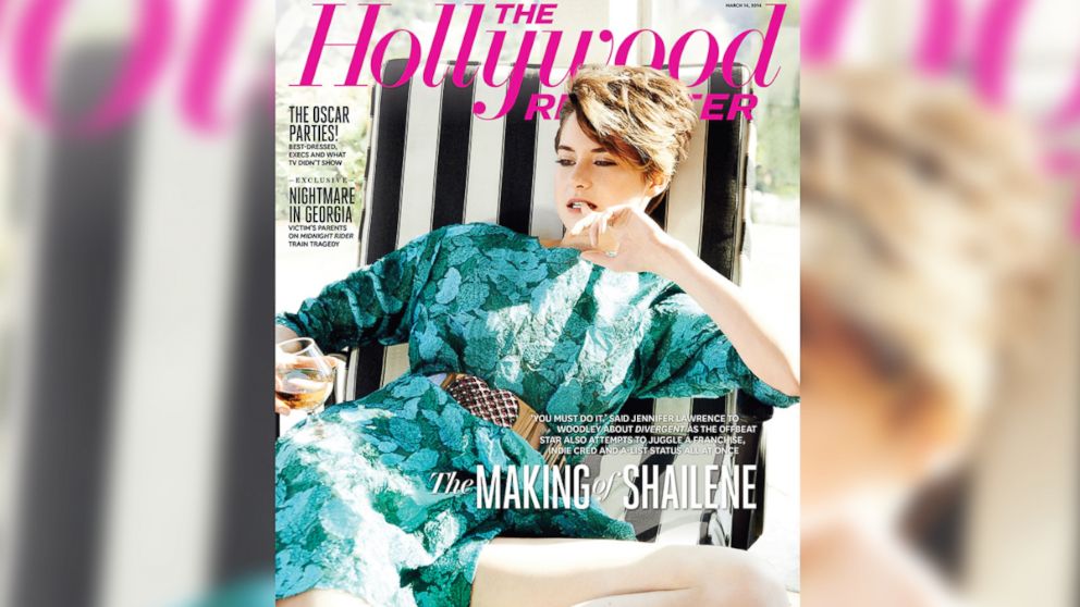 Shailene Woodley graces the March 2014 cover of The Hollywood Reporter.