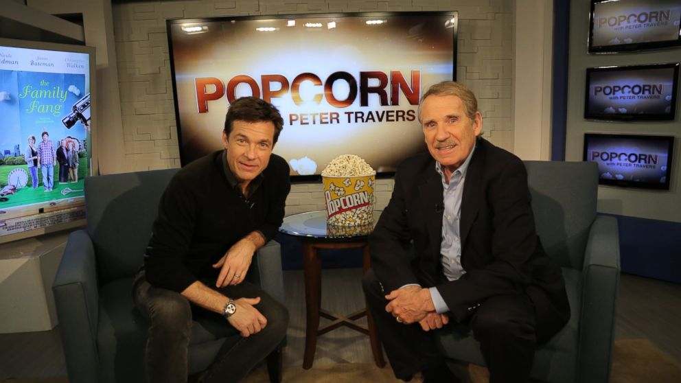 PHOTO: Jason Bateman and Peter Travers at the ABC Headquarters in New York, April 15, 2016. 
