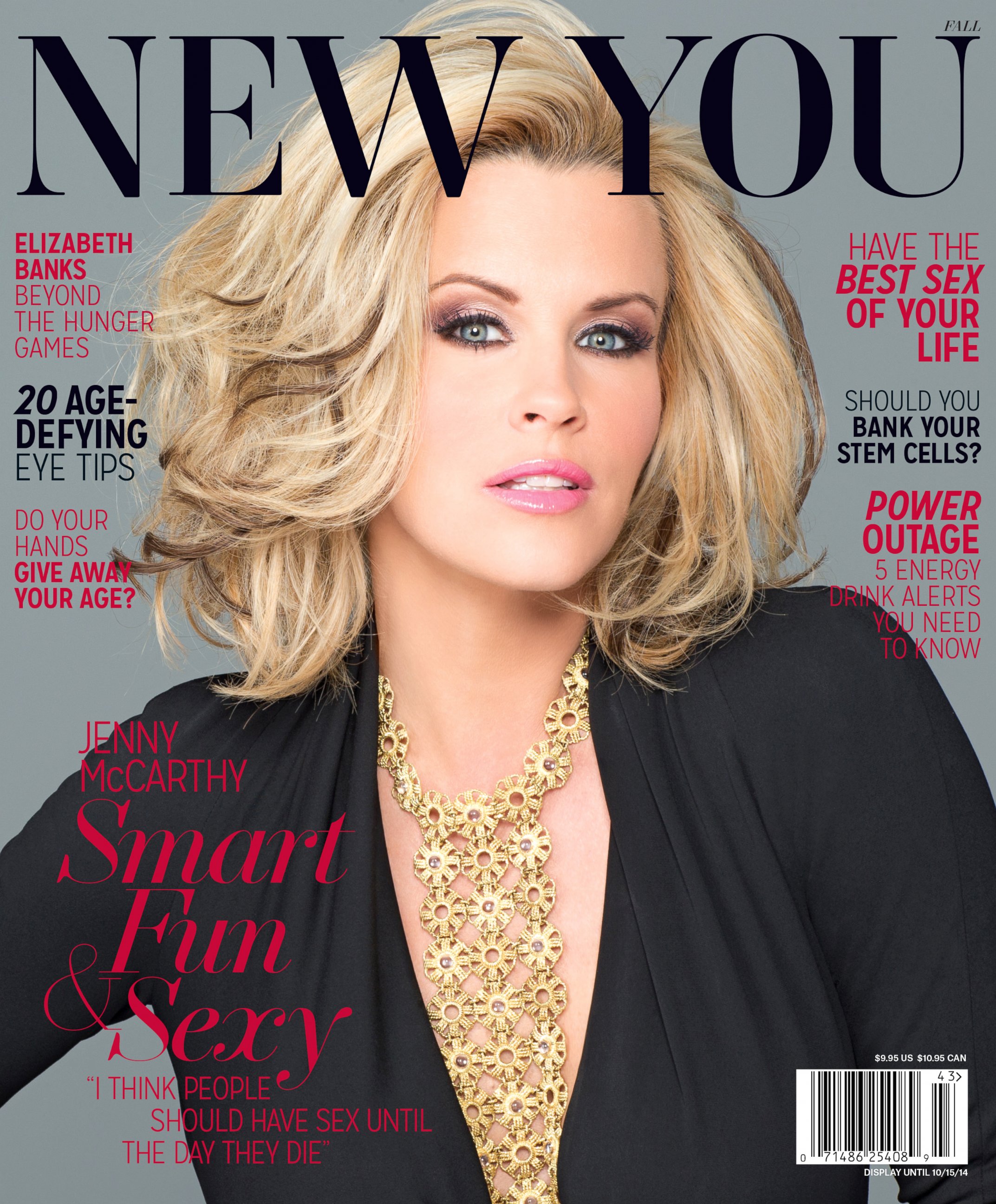 PHOTO: Jenny McCarthy on the cover of the fall issue of New You magazine.