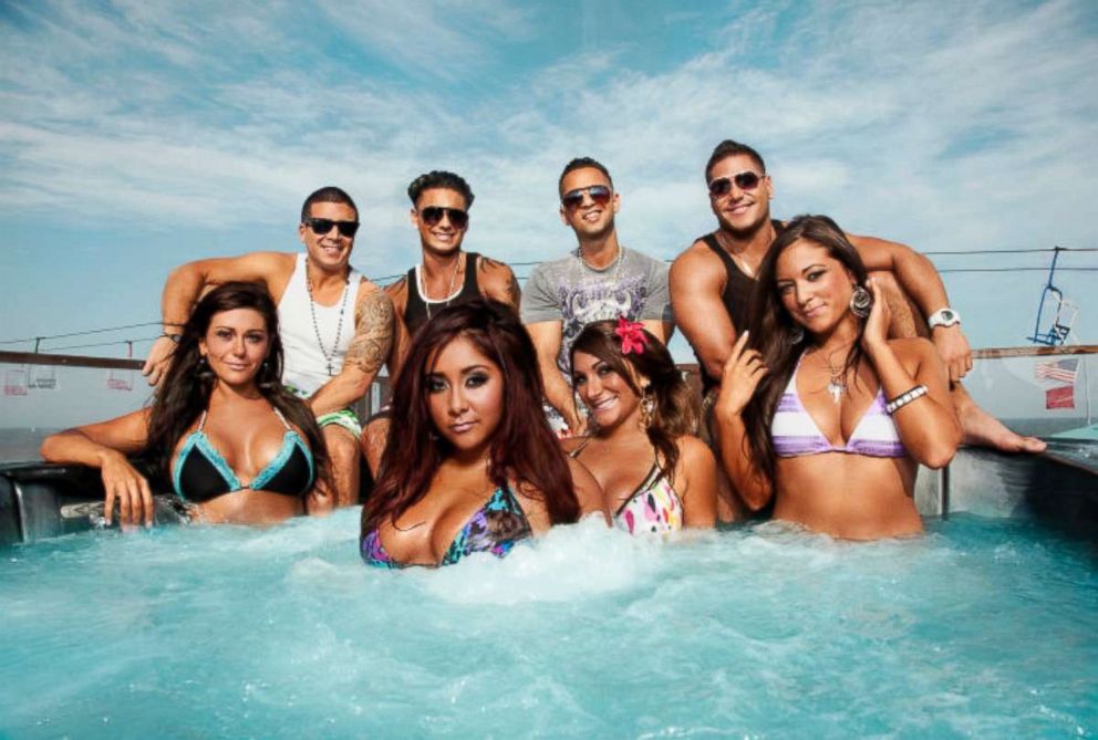 PHOTO: The cast of the "Jersey Shore" poses for a portrait.