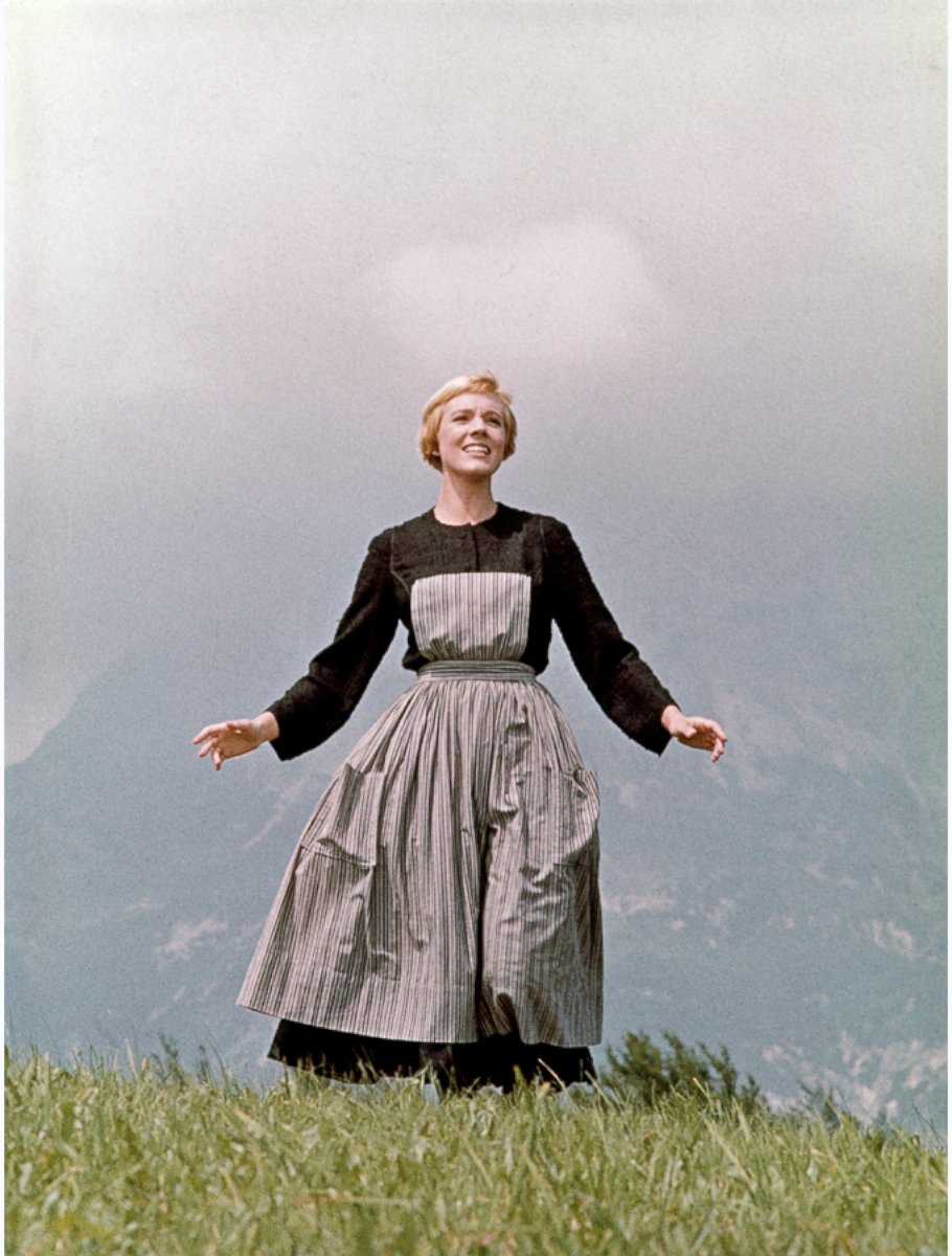 PHOTO: Julie Andrews plays Maria in a scene from the 1965 film "The Sound of Music."