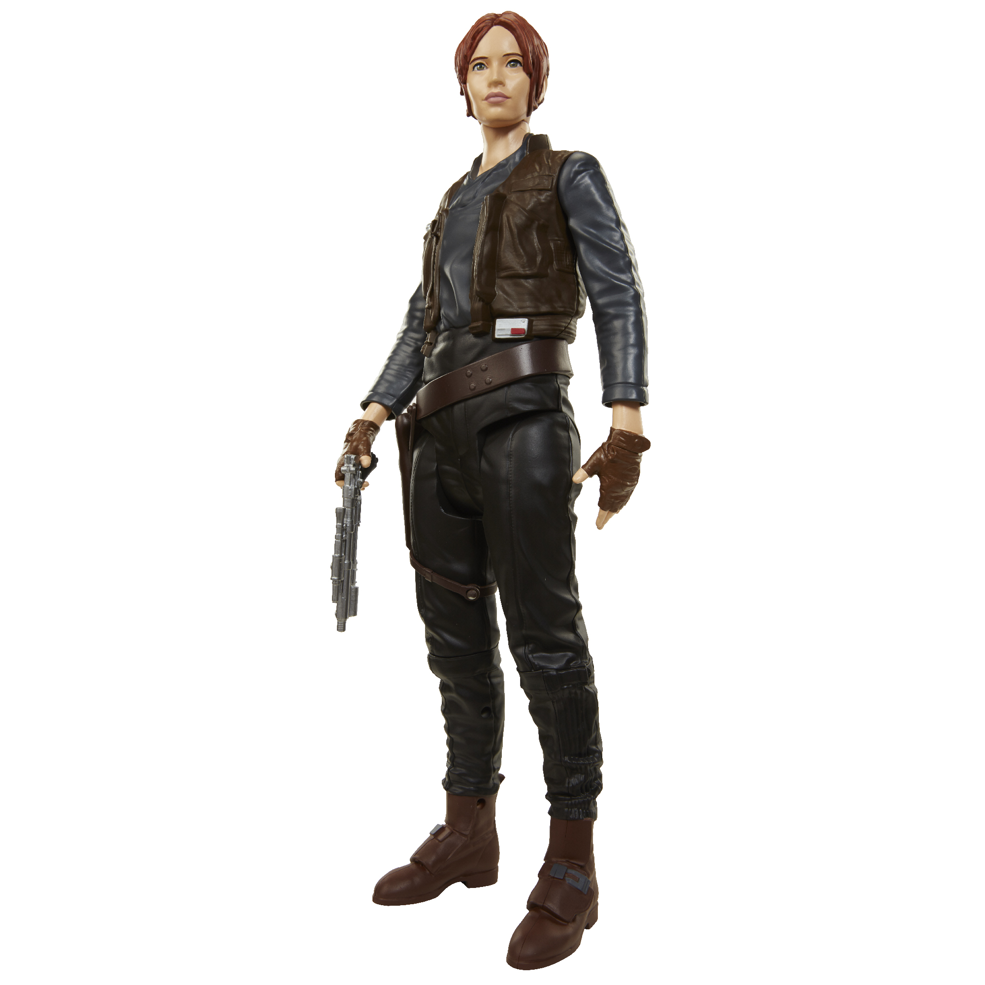 PHOTO: A "Rogue One: A Star Wars Story" Jyn Erso action figure from Jakks Pacific is seen here.