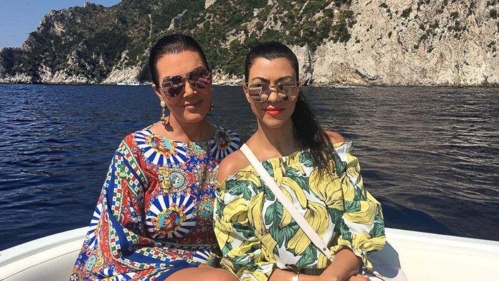 Kris Jenner and Kourtney Kardashian are seen in this photo posted to Kardashian's Instagram account, Sept. 4, 2016.