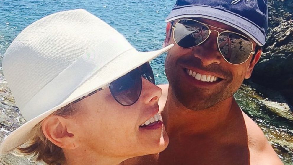 Kelly Ripa posted this photo with husband Mark Consuelos to Instagram, Aug. 27, 2014, with the caption, "Happy hump day to my beloved @instasuelos ! Thank you for making everyday feel like hump day!"