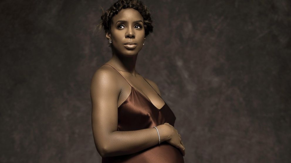 PHOTO: Kelly Rowland, in a photo from her pregnancy photo shoot with photographer Lance Gross.