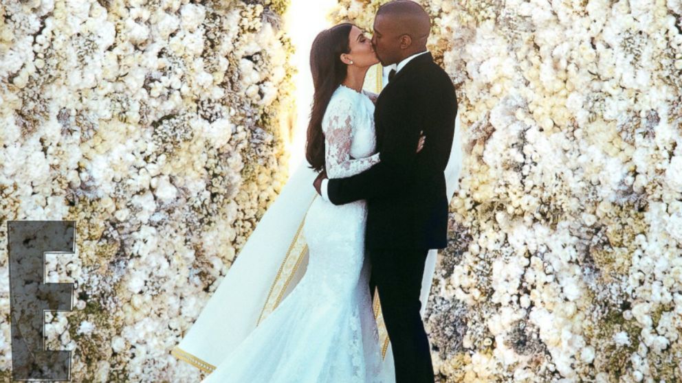 Kanye West and Kim Kardashian said "I do" at the Forte di Belvedere in Florence, Italy, May 24, 2014.  E! News published  the first photos of the happy couple.