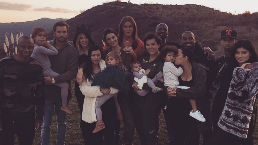 Kim Kardashian posted this photo on Instagram with this caption: "THANKFUL," Nov. 26, 2015.